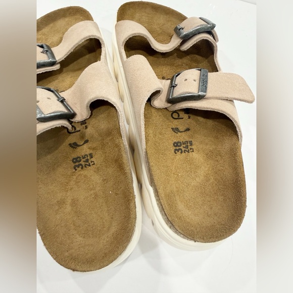 Papillio by Birkenstock Arizona Chunky Suede Leather platform sandals - Picture 7 of 8